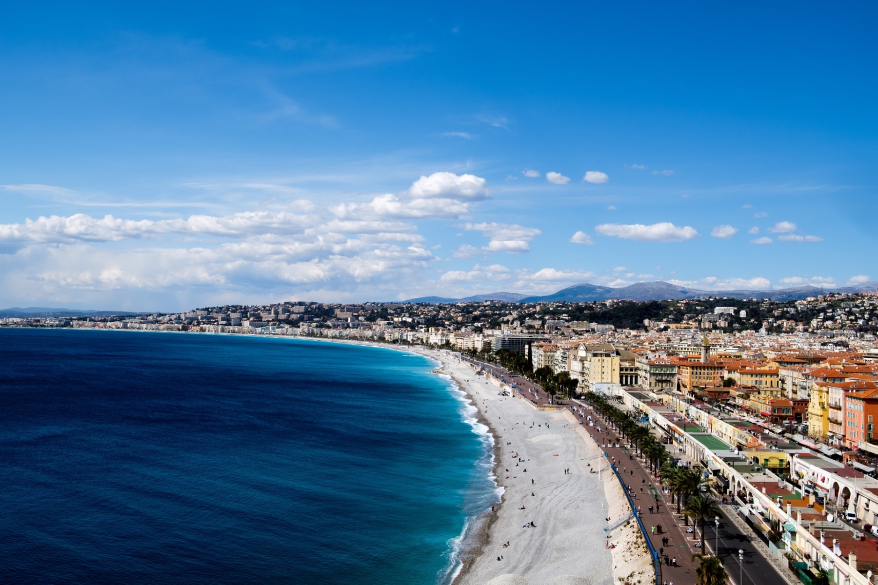 Panoramic photo of Nice