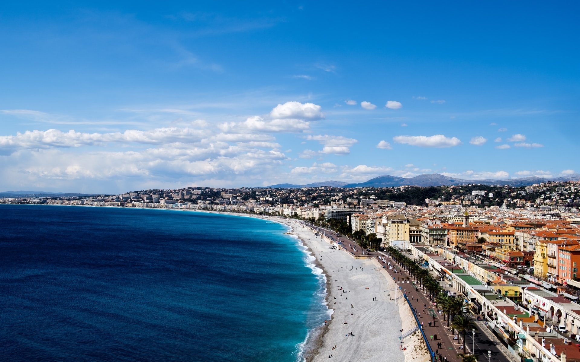 Panoramic photo of Nice
