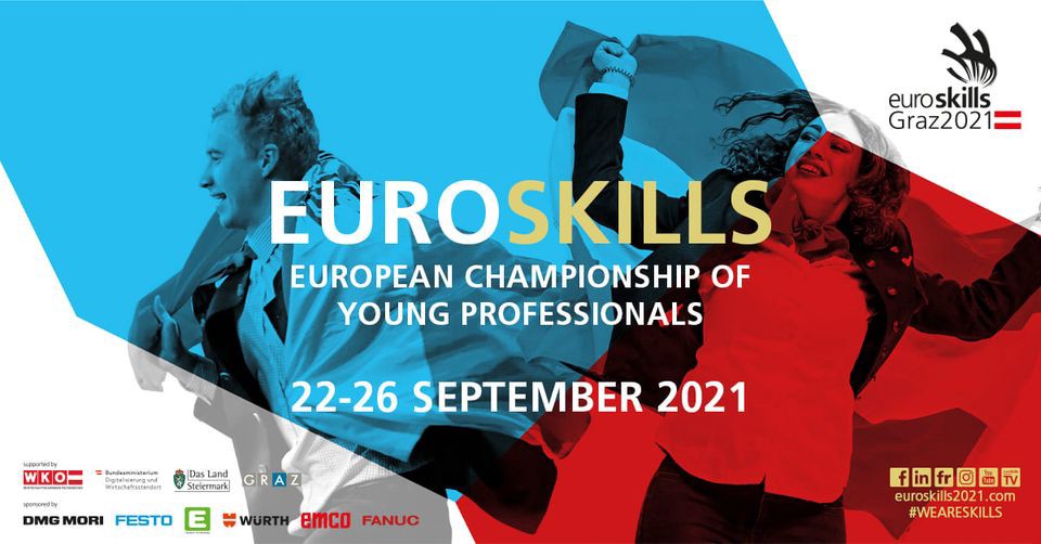 Advertising Euroskills european championship of young professionals