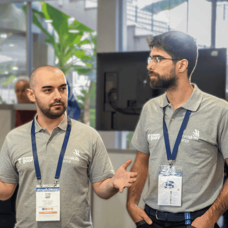 Clément et Titouan Expert national Worldskills